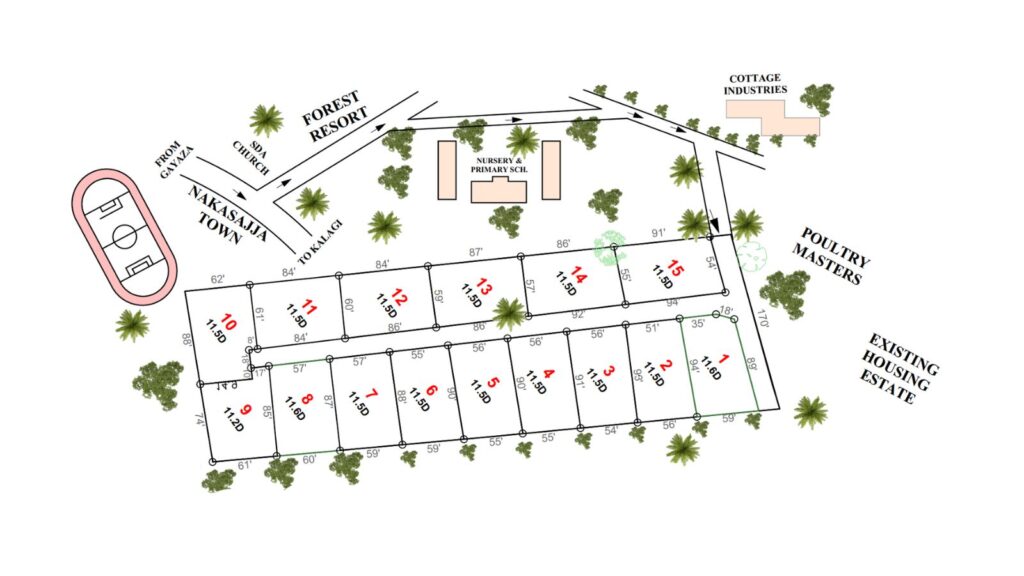 Gayaza Nakasajja Estate 50x100ft plots Enclave property consultants