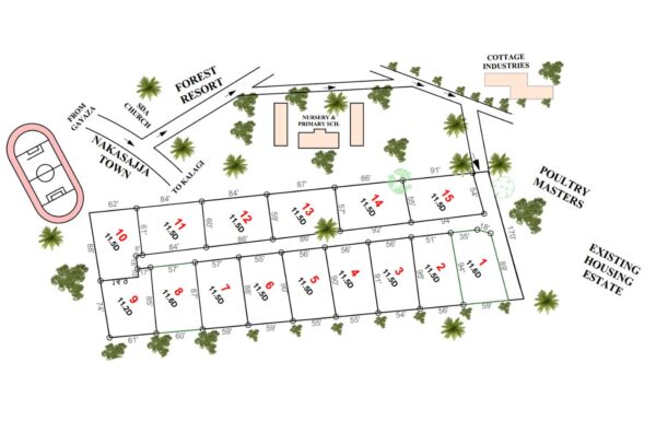 Gayaza Nakasajja Estate 50x100ft plots Enclave property consultants